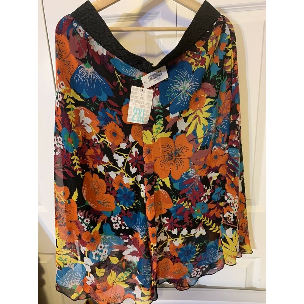 LulaRoe Woman’s Sz 2xL Skirt Lola‎ Skirt Floral NWT lularoe